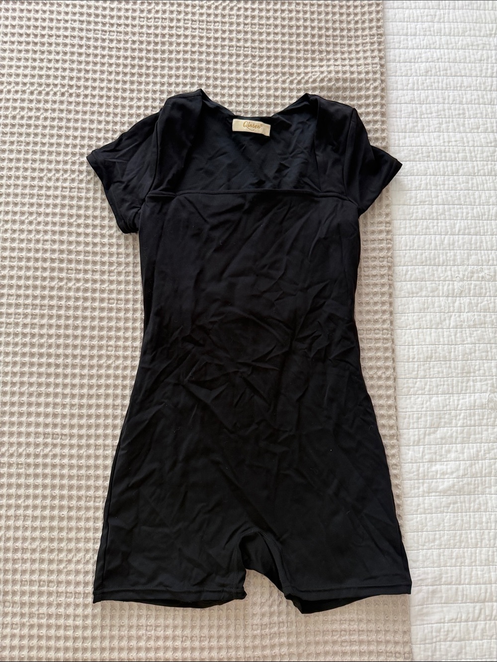 Children's Black One-Piece Romper